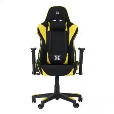 Scaun gaming Serioux Torin TXT, Black-Yellow