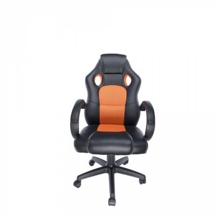 Scaun gaming Spacer SPCH-CHAMP-RNG, Black-Orange Scaun gaming Spacer SPCH-CHAMP-RNG, Black-Orange