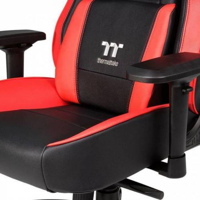 Scaun gaming Thermaltake Tt eSPORTS X Comfort, Black-Red