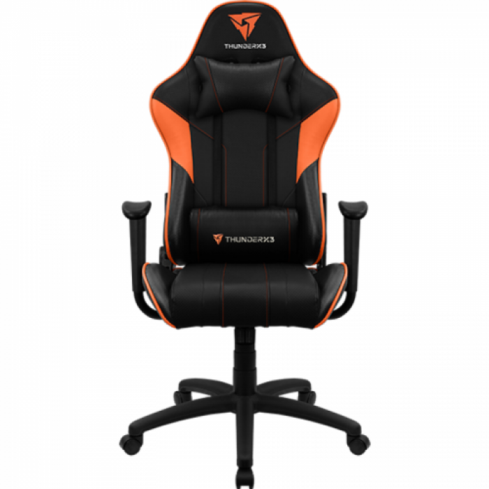 Scaun gaming ThunderX3 EC3, Orange-Black