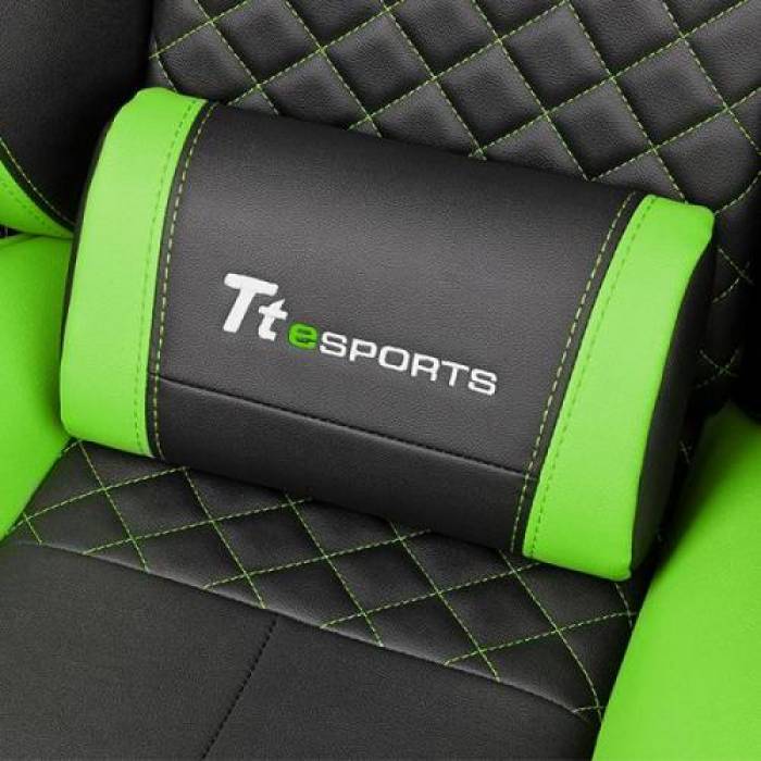 Scaun gaming Tt eSPORTS by Thermaltake GT Comfort, Black/Green