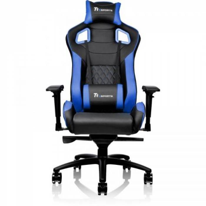 Scaun gaming Tt eSPORTS by Thermaltake GT Fit, Black-Blue