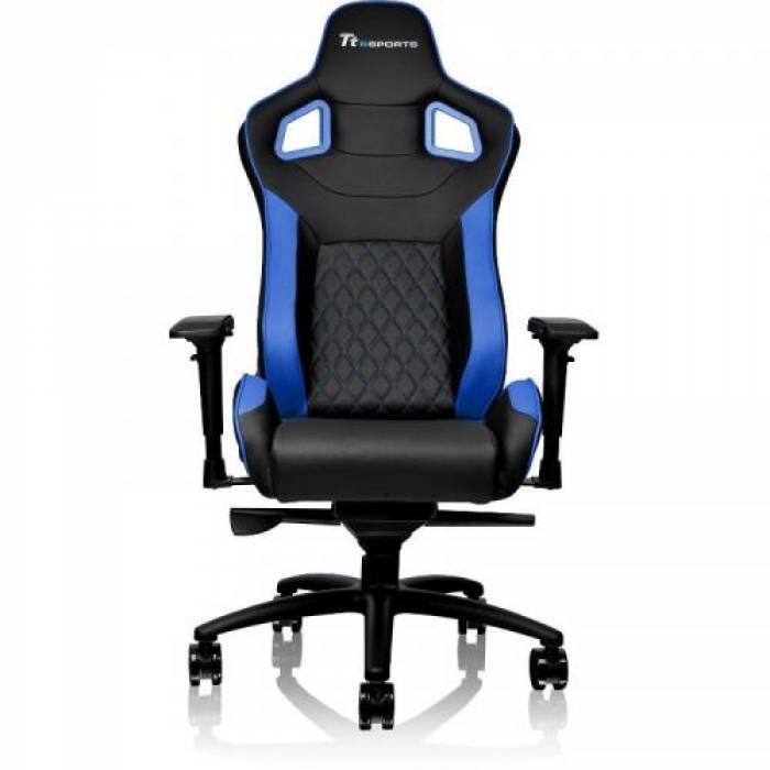 Scaun gaming Tt eSPORTS by Thermaltake GT Fit, Black-Blue