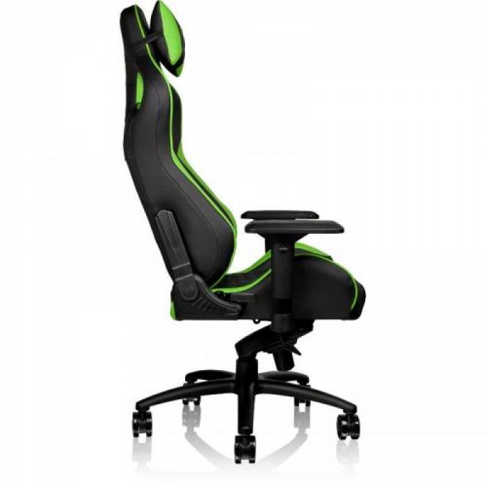 Scaun gaming Tt eSPORTS by Thermaltake GT Fit, Black- Green