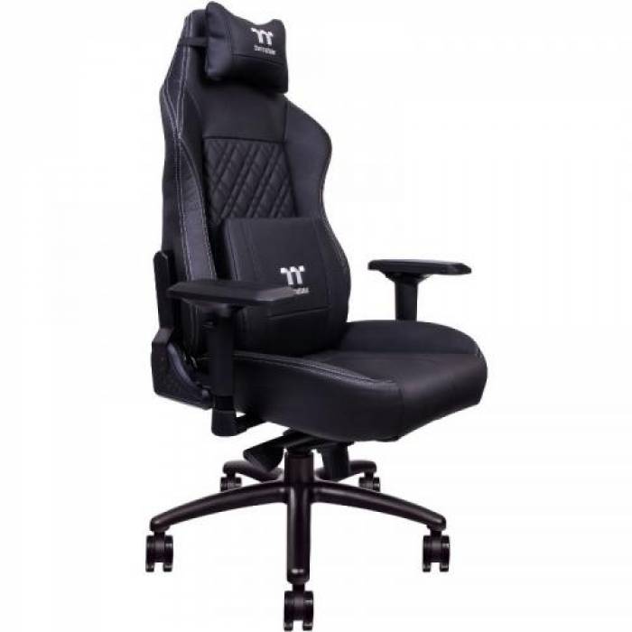 Scaun gaming Tt eSPORTS by Thermaltake X Comfort Real Leather, Black