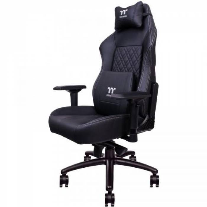 Scaun gaming Tt eSPORTS by Thermaltake X Comfort Real Leather, Black