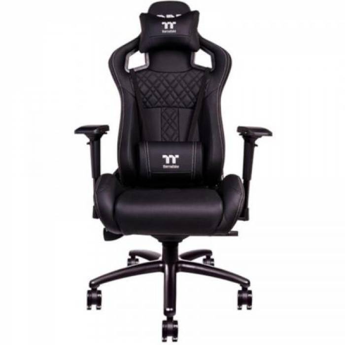 Scaun gaming Tt eSPORTS by Thermaltake X FIT Real Leather, Black
