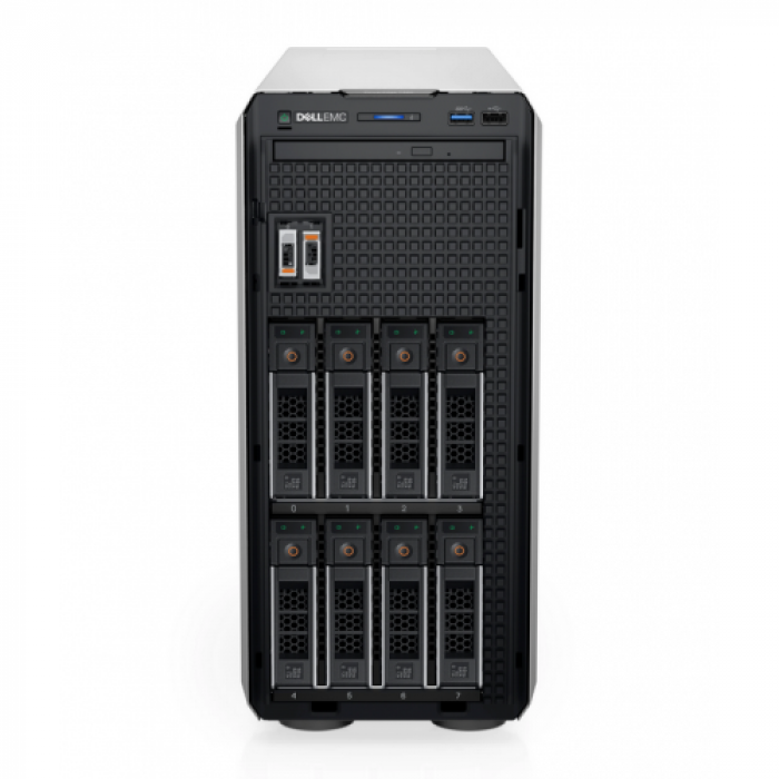 Server Dell PowerEdge T350, Intel Xeon E-2314, RAM 16GB, HDD 2TB, PERC H355, PSU 600W, No OS