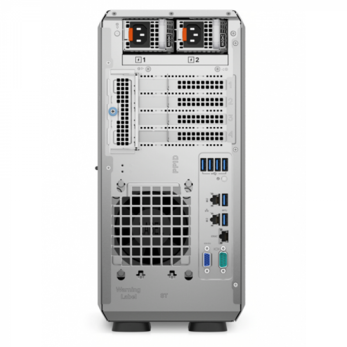 Server Dell PowerEdge T350, Intel Xeon E-2334, RAM 16GB, HDD 2x 4TB, PERC H355, PSU 600W, No OS