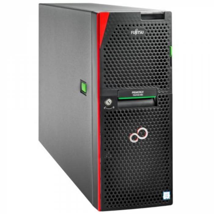 Server Fujitsu PRIMERGY TX2550 M5, Intel Xeon Silver 4208, RAM 16GB, No HDD, No RAID, PSU 450W, No OS