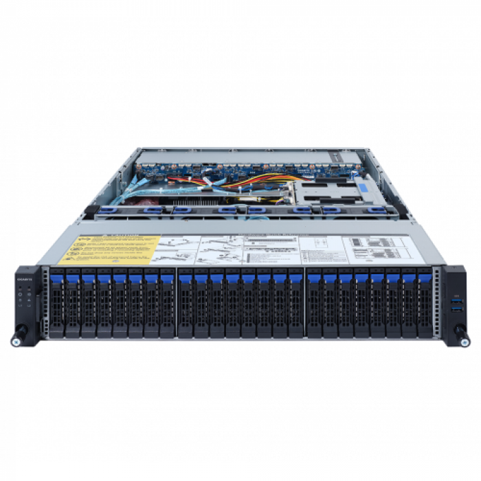 Server Gigabyte R262-ZA0, No CPU, No RAM, No HDD, SoC, PSU 1200W, No OS