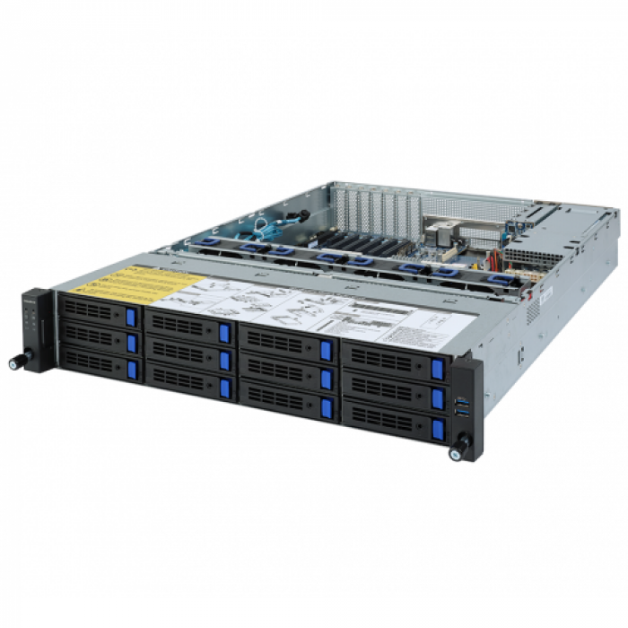 Server Gigabyte R272-Z30, No CPU, No RAM, No HDD, SoC, PSU 800W, No OS