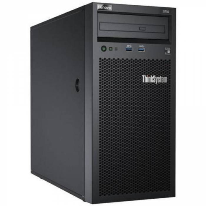 Server Lenovo ThinkSystem ST50, Intel Xeon E-2224G, RAM 8GB, HDD 2 x 1TB, PSU 250W, NO OS
