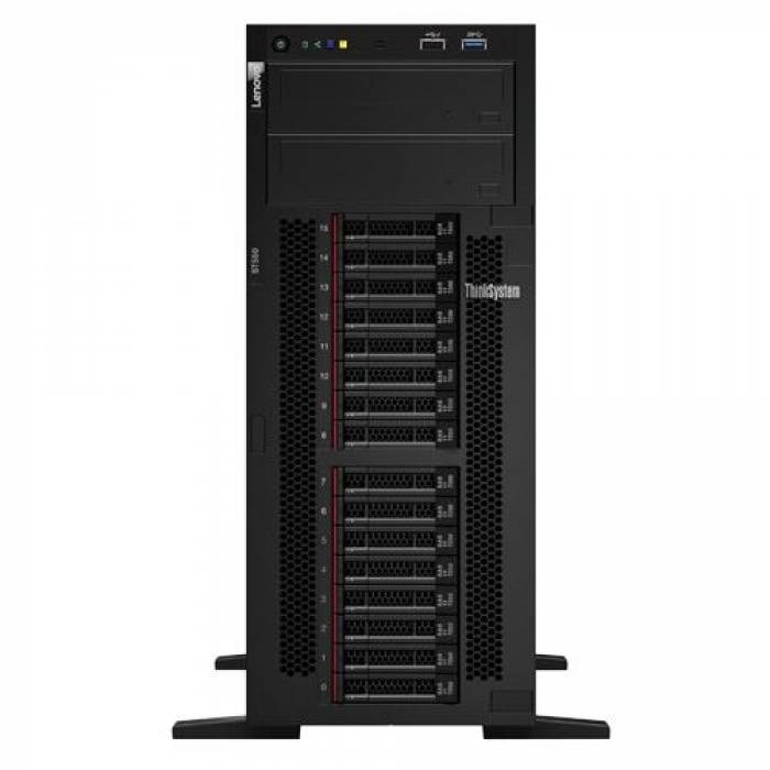 Server Lenovo ThinkSystem ST550, Intel Xeon Silver 4208, RAM 16GB, No HDD, RAID 930-8i, PSU 1x 750W, No OS