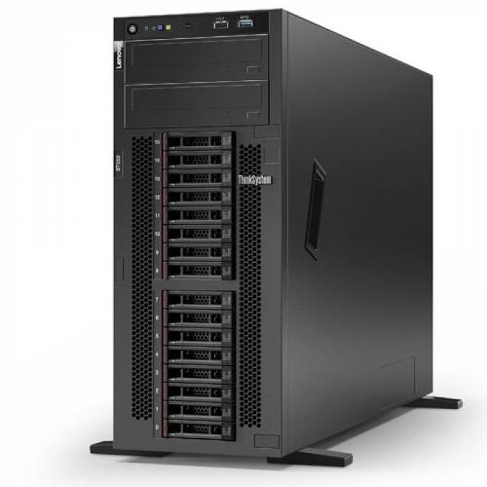 Server Lenovo ThinkSystem ST550, Intel Xeon Silver 4208, RAM 16GB, No HDD, RAID 930-8i, PSU 1x 750W, No OS