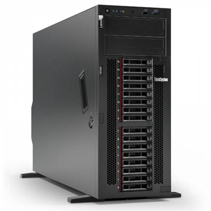 Server Lenovo ThinkSystem ST550, Intel Xeon Silver 4208, RAM 16GB, No HDD, RAID 930-8i, PSU 1x 750W, No OS