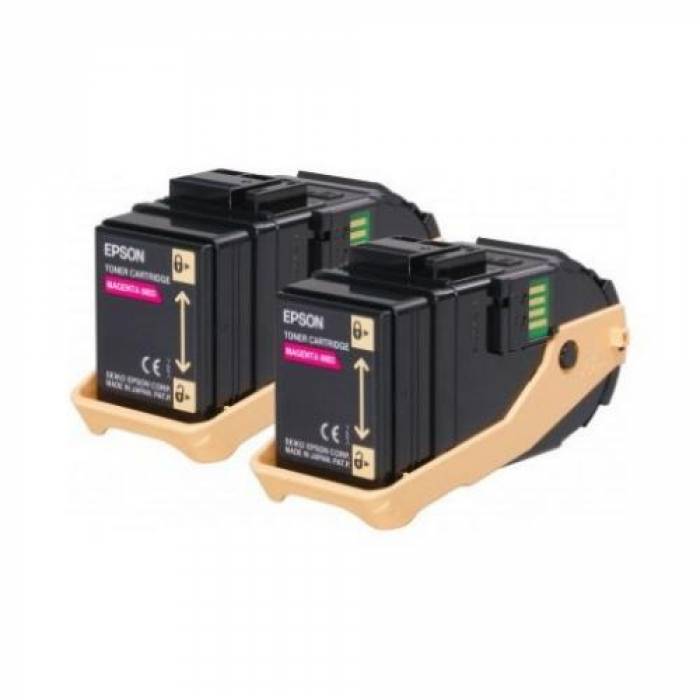 Set 2 Cartuse Toner Epson Magenta C13S050607