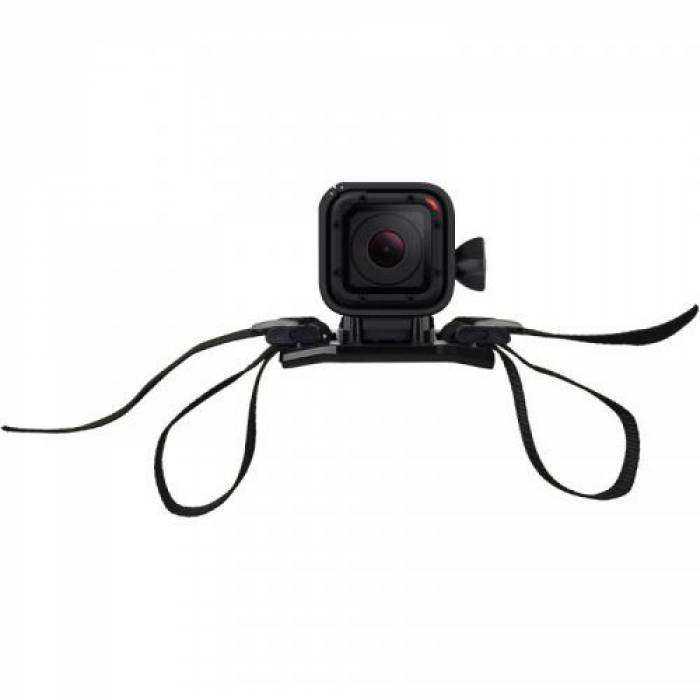 Sistem de prindere GoPro Vented Helmet Strap Mount, Black