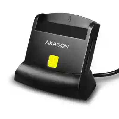 Smart Card Reader Axagon CRE-SM2, USB 2.0, Black