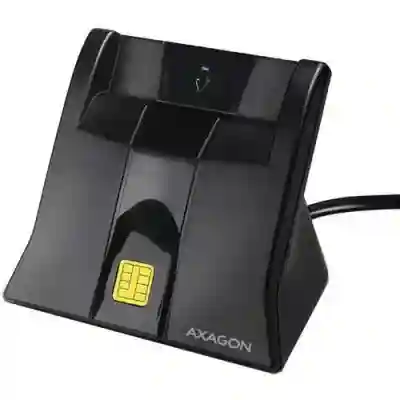 Smart Card Reader Axagon CRE-SM4, USB 2.0, Black