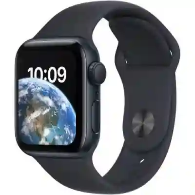 Smartwatch Apple Watch SE (2022), 1.57inch, 4G, curea silicon, Midnight-Midnight