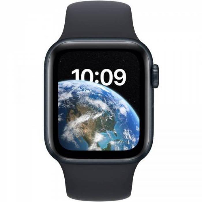 Smartwatch Apple Watch SE (2022), 1.57inch, curea silicon, Midnight-Midnight