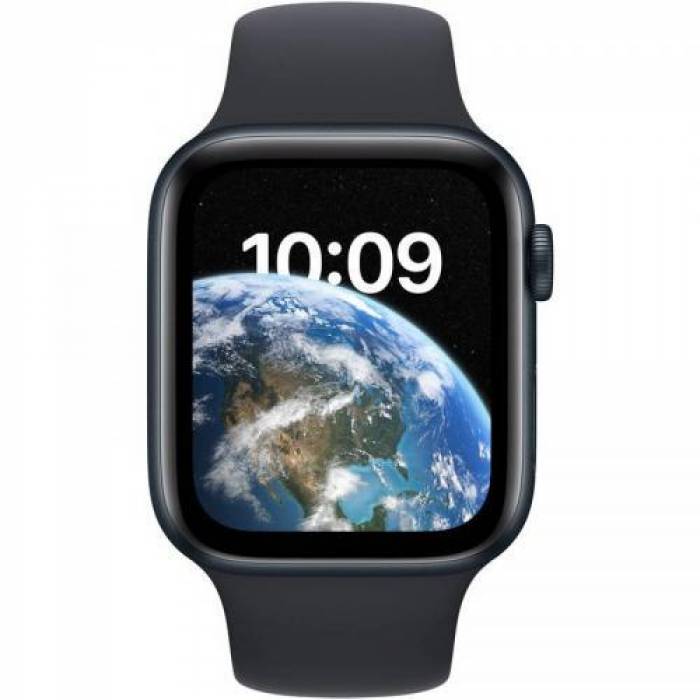 Smartwatch Apple Watch SE (2022), 1.78inch, 4G, curea silicon, Midnight-Midnight