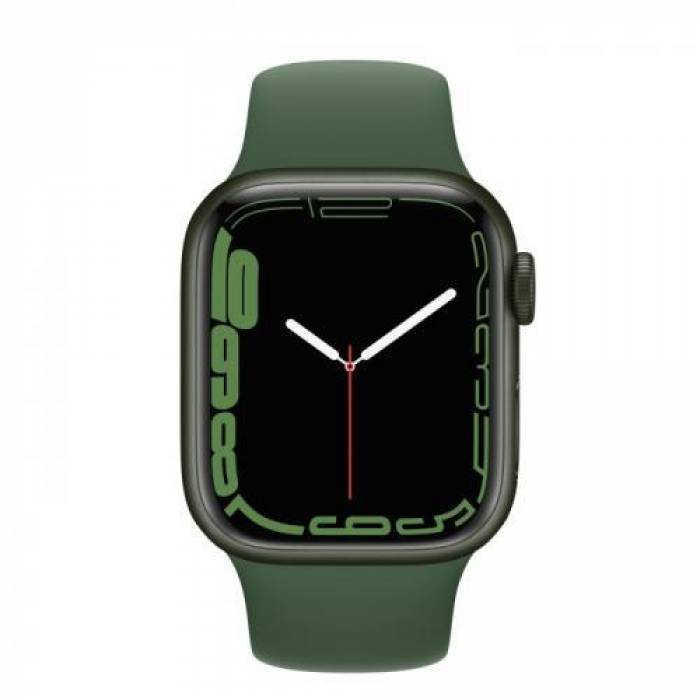 Smartwatch Apple Watch Series 7, 1.69inch, curea silicon, Green-Green