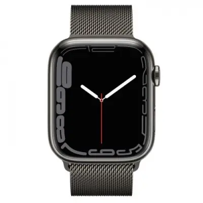 Smartwatch Apple Watch Series 7, 1.9inch, curea otel, Graphite-Graphite Milanese