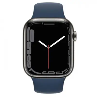 Smartwatch Apple Watch Series 7, 1.9inch, curea silicon, Graphite-Abyss Blue