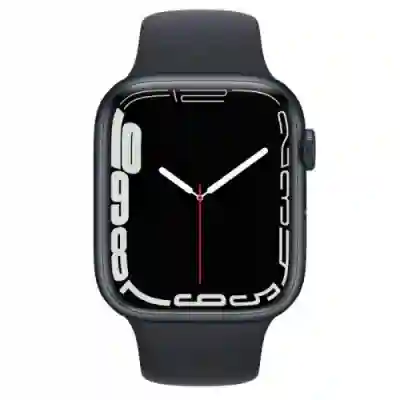 Smartwatch Apple Watch Series 7, 1.9inch, curea silicon, Midnight-Midnight