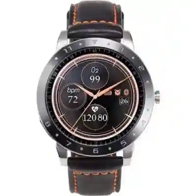 Smartwatch ASUS VivoWatch 5 (HC-B05), 1.34inch, Curea piele, Black-Orange