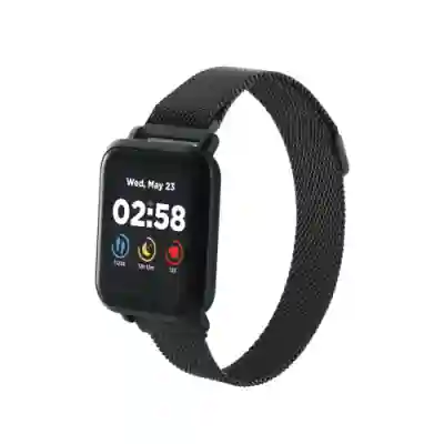 SmartWatch Canyon CNS-SW73BB, 1.22inch, Curea Metal, Black