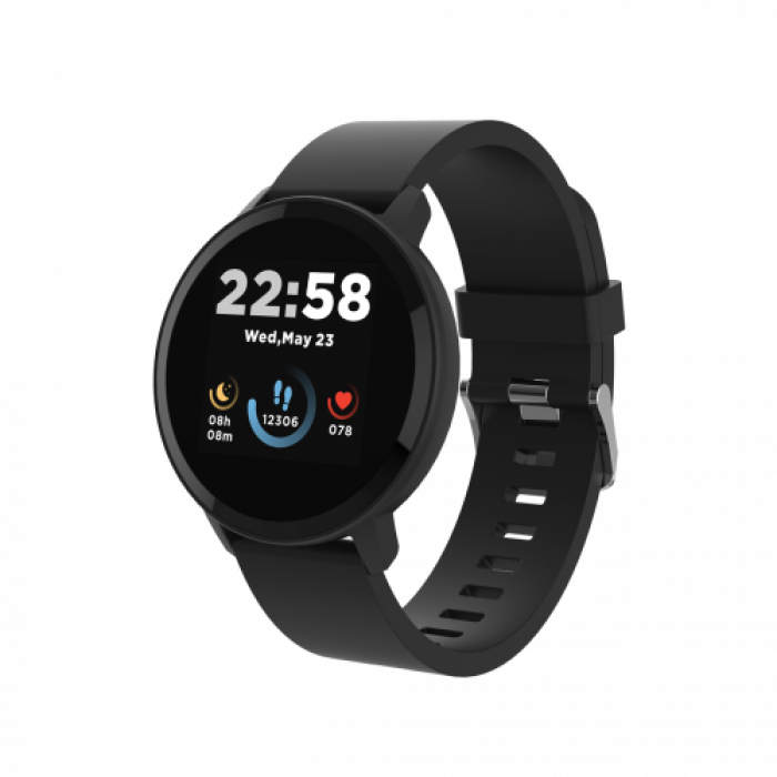 SmartWatch Canyon Lollypop SW-63, 1.3inch, Curea Silicon, Black