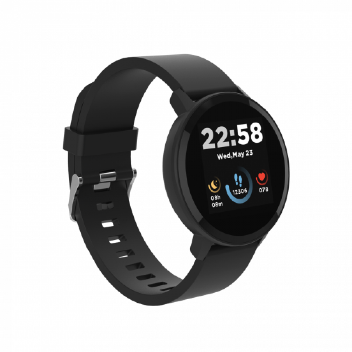 SmartWatch Canyon Lollypop SW-63, 1.3inch, Curea Silicon, Black