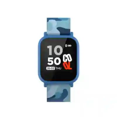 Smartwatch Canyon MyDino KW-33, 1.3inch, Curea Silicon, Blue