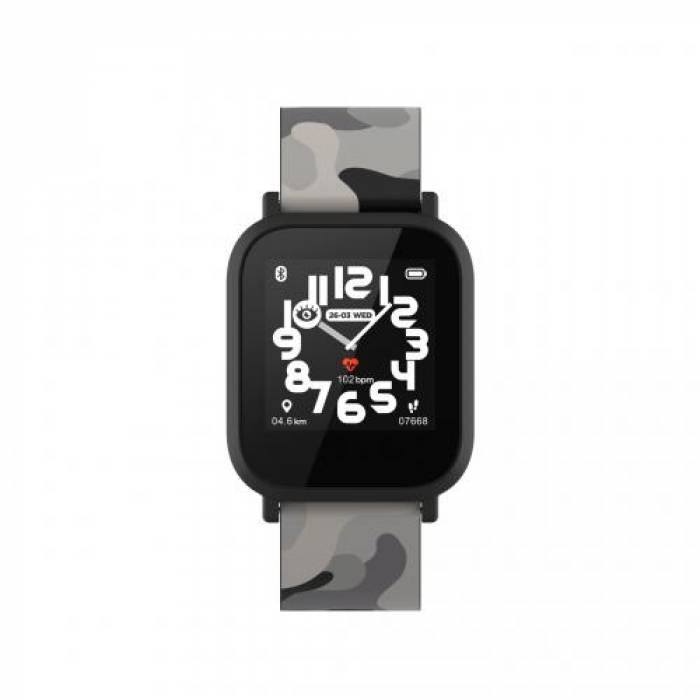 Smartwatch Canyon MyDino KW-33, 1.3inch, Curea Silicon, Gray