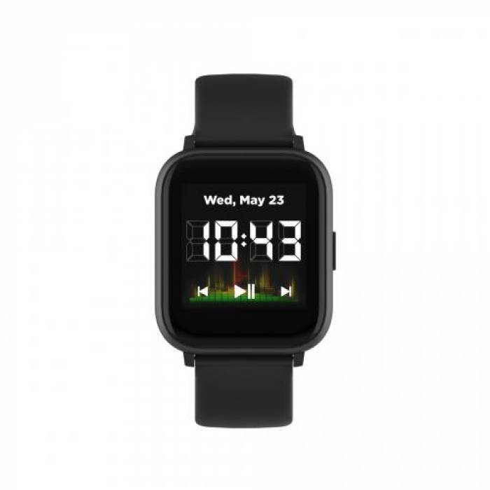 Smartwatch Canyon Salt SW-78, 1.4inch, Curea Silicon, Black