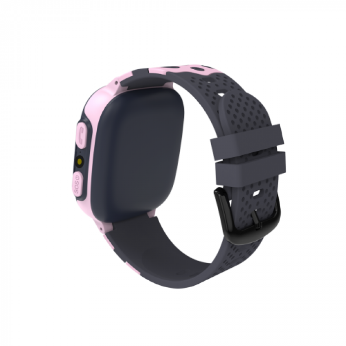 SmartWatch Canyon Sandy KW-34, 1.44inch, Curea Silicon, Gri-Roz