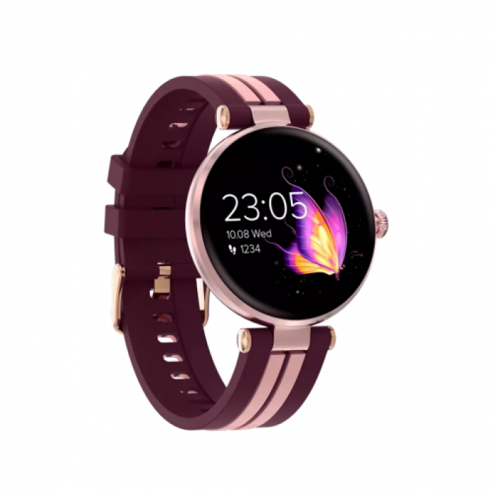 Smartwatch Canyon SW-61 Semifreddo, 1.19inch, Curea Silicon, Purple-Pink