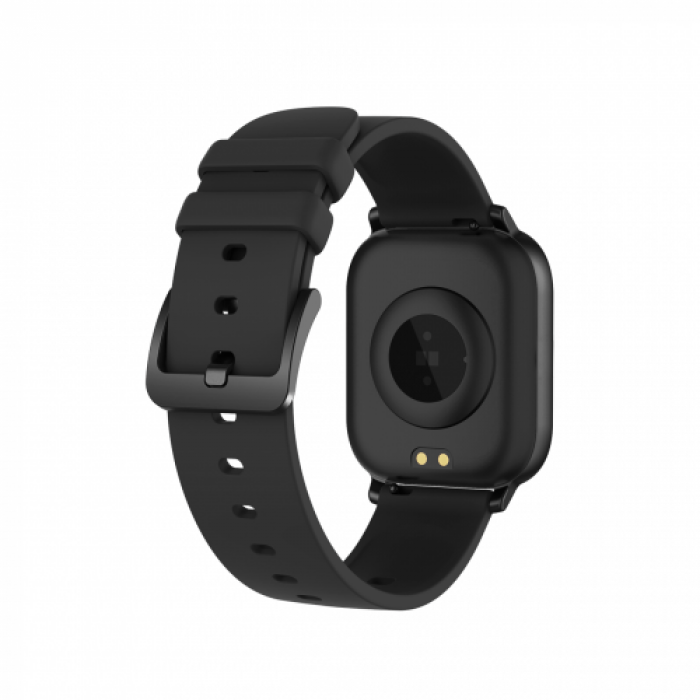 SmartWatch Canyon Wildberry SW74, 1.3inch, Curea Silicon, Black