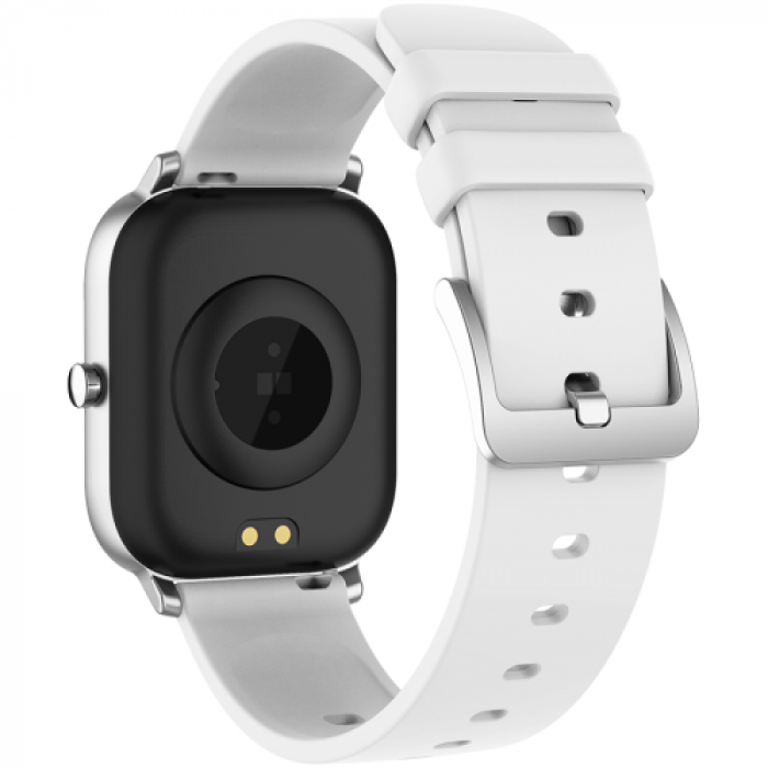 SmartWatch Canyon Wildberry SW74SS, 1.3inch, Curea Silicon, White