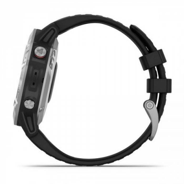 SmartWatch Garmin Fenix 6, 1.3inch, Curea silicon, Black