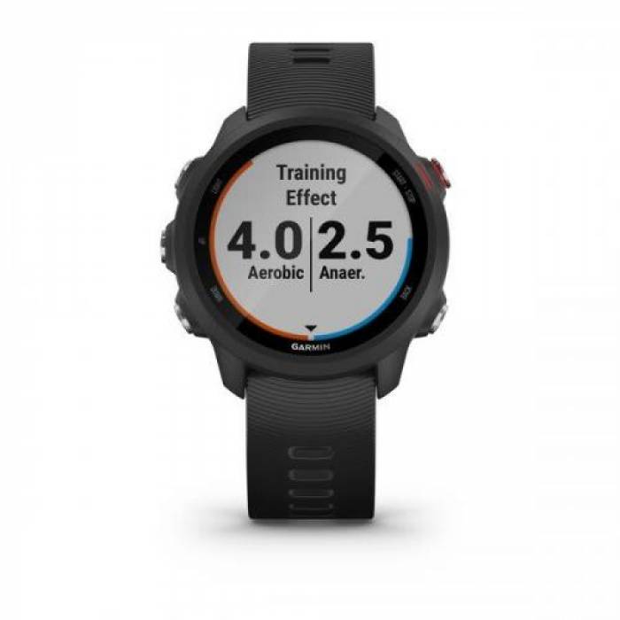 SmartWatch Garmin Forerunner 245 Music, 1.2inch, Curea Silicon, Black