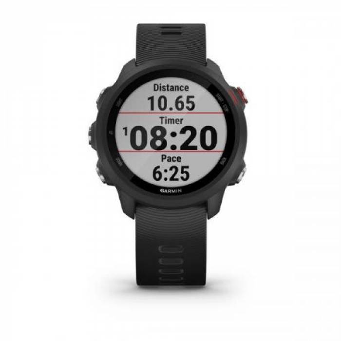 SmartWatch Garmin Forerunner 245 Music, 1.2inch, Curea Silicon, Black