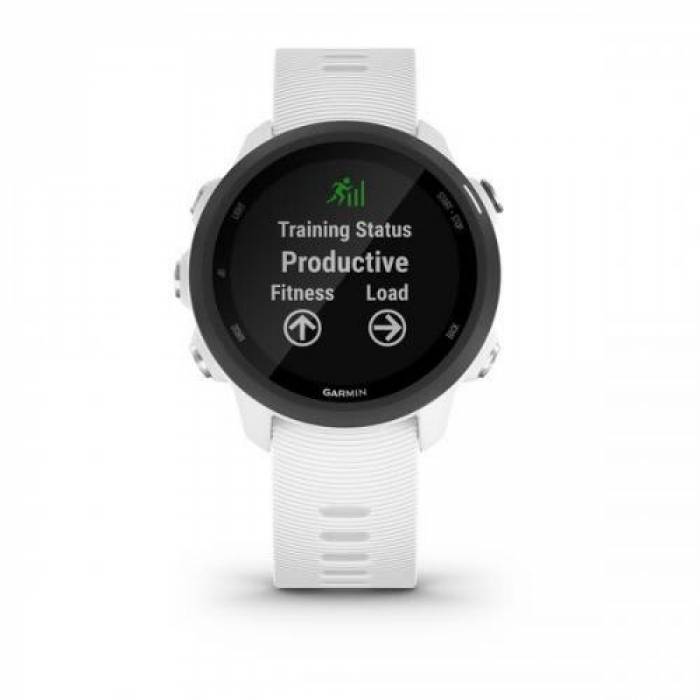 SmartWatch Garmin Forerunner 245 Music, 1.2inch, Curea Silicon, White