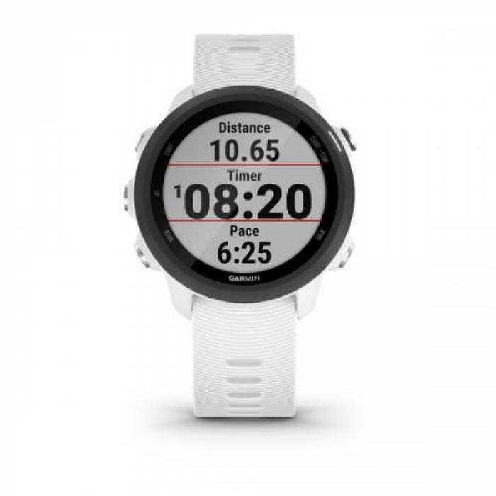 SmartWatch Garmin Forerunner 245 Music, 1.2inch, Curea Silicon, White