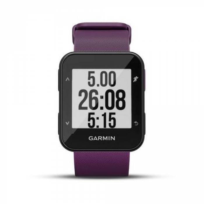 Smartwatch Garmin Forerunner 30, 1.3 inch, Curea silicon, Amethyst