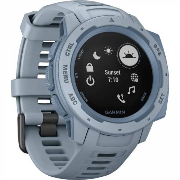 Smartwatch Garmin Instinct, 1.2inch, Curea silicon, Sea Foam