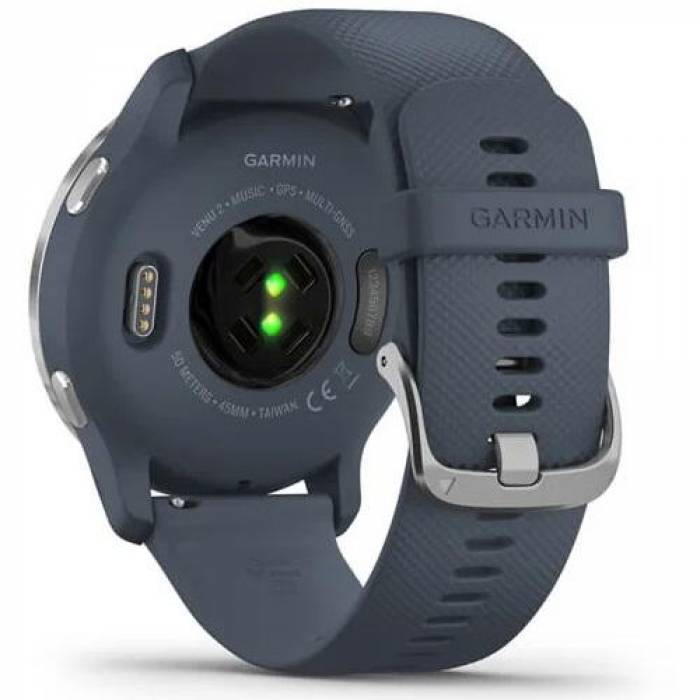 SmartWatch Garmin Venu 2, 1.3inch, Curea Silicon, Blue Granite